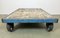 Large Industrial Blue Coffee Table Cart, 1960s 15