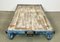 Large Industrial Blue Coffee Table Cart, 1960s, Image 17