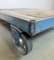 Large Industrial Blue Coffee Table Cart, 1960s, Image 16