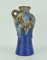 Modell 647/30 Vase mit blauer, brauner und weißer Fat Lava Glasur von Dümler & Breiden, 1960er 3