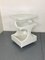 Italian Modernist Space Age Glass Top Side Table, 1970s, Image 1