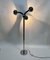 Italian Space Age Chromed 3-Light Floor Lamp with Adjustable Arms, 1960s 15
