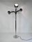 Italian Space Age Chromed 3-Light Floor Lamp with Adjustable Arms, 1960s 11