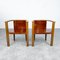 Modernist Wooden Barrel Chairs, Germany, 1930s, Set of 2 1