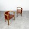 Modernist Wooden Barrel Chairs, Germany, 1930s, Set of 2 5