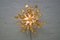 Hollywood Regency Lamp with Gold Colored Leaves 2