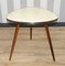 Cocktail Table with Wood Top Formica in Pastel Yellow Cloudy, 1950s 3