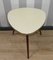 Cocktail Table with Wood Top Formica in Pastel Yellow Cloudy, 1950s 5