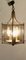 Art Deco Brass and Glass Lanterns, 1960s, Set of 2, Image 6