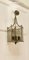 Lanternes Art Déco en Laiton et en Verre, 1960s, Set de 2 1
