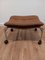 Scandinavian Faux Leather Footstool, 1970s, Image 4