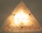 Murano Glass Pyramid Wall Light, 1970s 7