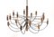 16-Flame Chandelier by Gino Sarfatti for Flos 3