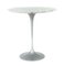 Mesa auxiliar Tulip plateada de Ero Saarinen para Knoll International, años 90, Imagen 1