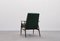 Armlehnstuhl aus Grünem Tweed von Henryk Lis, 1967 4