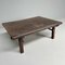 Taishō Period Minimalist Low Wooden Table, Japan, 1920s 9