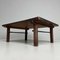 Mesa baja minimalista de madera de la época Taishō, Japón, años 20, Imagen 7