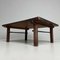 Taishō Period Minimalist Low Wooden Table, Japan, 1920s 7