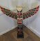 20th Century Native American Painted Totem Pole 4