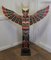 20th Century Native American Painted Totem Pole 6