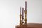 Scandinavian Wooden Candleholders, Set of 3 3