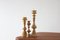 Scandinavian Wooden Candleholders, Set of 3, Image 1