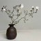 Minimalist Ikebana Vase Chotaro Ware Satsuma, Japan, 1950s 13