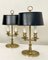 Lampe de Bureau Style Bouillotte Antique, France, 1920s, Set de 2 5