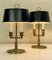 Lámpara de mesa estilo Bouillotte antigua, Francia, años 20. Juego de 2, Imagen 2