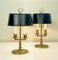 Antique Bouillotte Style Table Lamp, France, 1920s, Set of 2 1