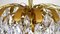 Brass and Crystal Chandelier from Palwa, 1960s 5