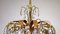 Brass and Crystal Chandelier from Palwa, 1960s, Image 3