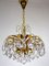 Brass and Crystal Chandelier from Palwa, 1960s, Image 12