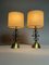 Lampes de Chevet attribuées à Majestic Lamp Co., 1950s 9