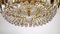 Faustig Rainbow Lead Crystal Brass Chandelier, 1970s, Image 7