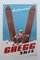 Affiche Lithographie Greggs Skis Vintage Originale, 1980 5