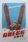 Vintage Original Greggs Ski Lithographie Poster, 1980 5