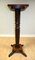 Victorian Wood Brown Torchiere Jardiniere Plant Stand 4