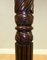 Victorian Wood Brown Torchiere Jardiniere Plant Stand 8