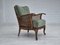 Danish Armchairs in Velour, Ash and Furniture Mesh, 1950s, Set of 2 18