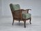 Danish Armchairs in Velour, Ash and Furniture Mesh, 1950s, Set of 2, Image 18