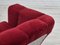 Dänisches Möbel Velours 3-Sitzer Sofa mit Eichenbeinen, 1960er 13