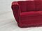 Danish Furniture Velour 3-Seat Sofa with Oak Legs, 1960s, Image 24