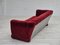 Danish Furniture Velour 3-Seat Sofa with Oak Legs, 1960s, Image 12