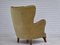 Fauteuil en Velours et Chêne, Danemark, 1960s 10