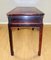 Chinese Chippendale Style Red Lacquered Console Table with 3 Drawers, Late 19th Century 10