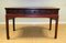 Chinese Chippendale Style Red Lacquered Console Table with 3 Drawers, Late 19th Century 1