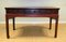 Chinese Chippendale Style Red Lacquered Console Table with 3 Drawers, Late 19th Century, Image 1