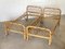 Set of Bamboo Beds, 1970s Set of 2 2