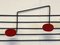 Perchero con forma de partitura musical de hierro, años 70, Imagen 10